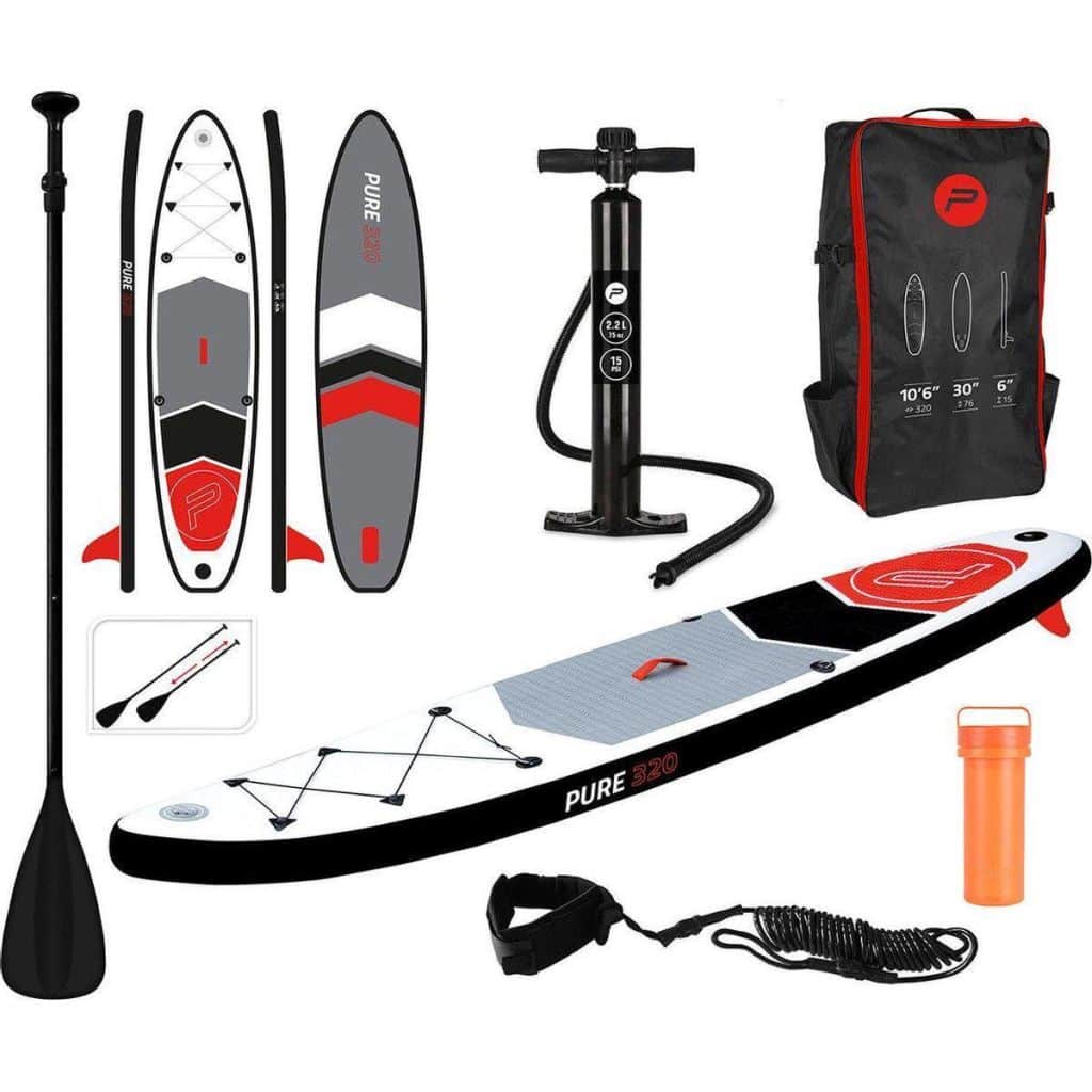 Pure4Fun SUP Board - Opblaasbaar Paddle Board - 320x76x15 cm - Dragon Sports