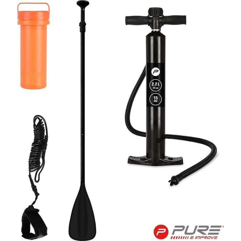 Pure4Fun SUP Board - Opblaasbaar Paddle Board - 320x76x15 cm - Dragon Sports - Afbeelding 3