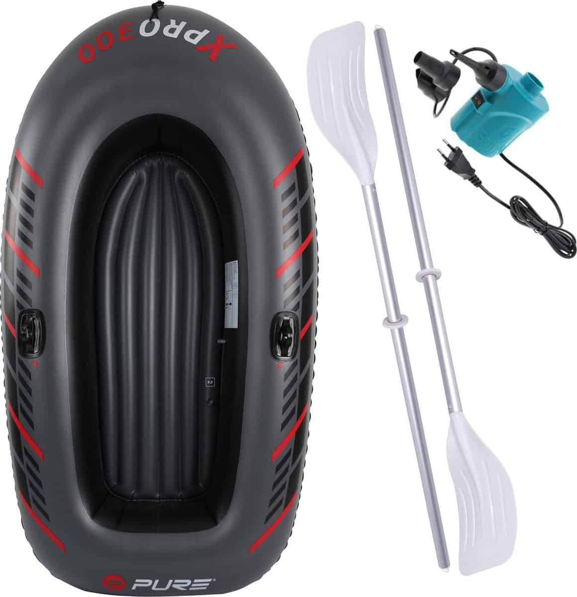 Dragon Sports XPRO 300 – opblaasboot – 2-3 persoons - inclusief peddels en elektrische pomp