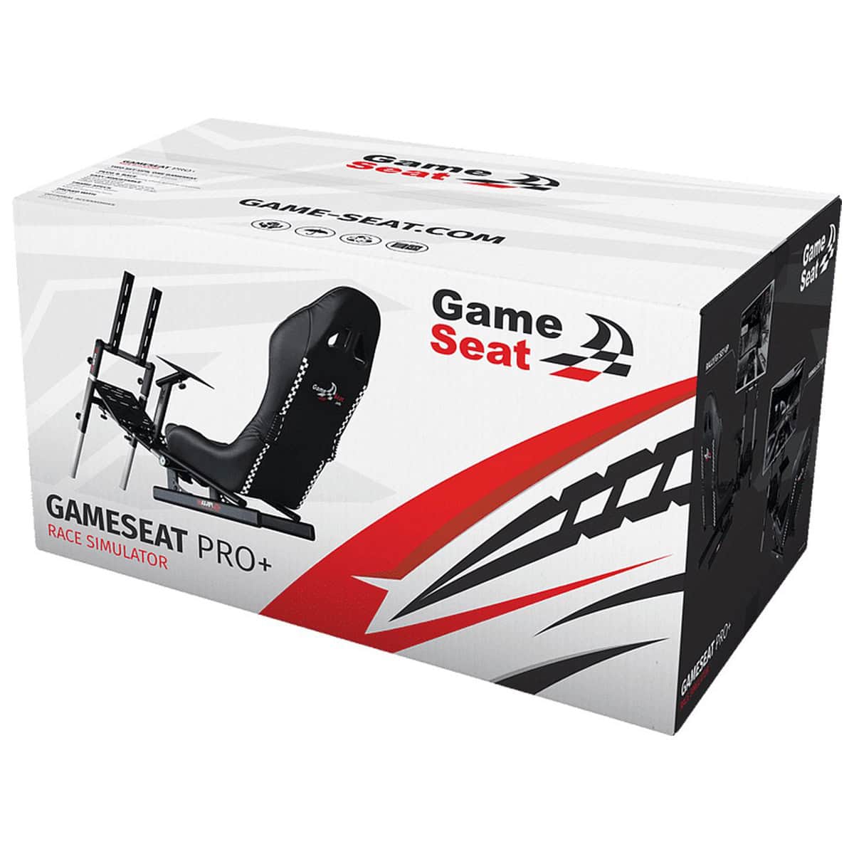 GameSeat Pro Series – F1/Rally/Racestoel - Zwart - Afbeelding 2