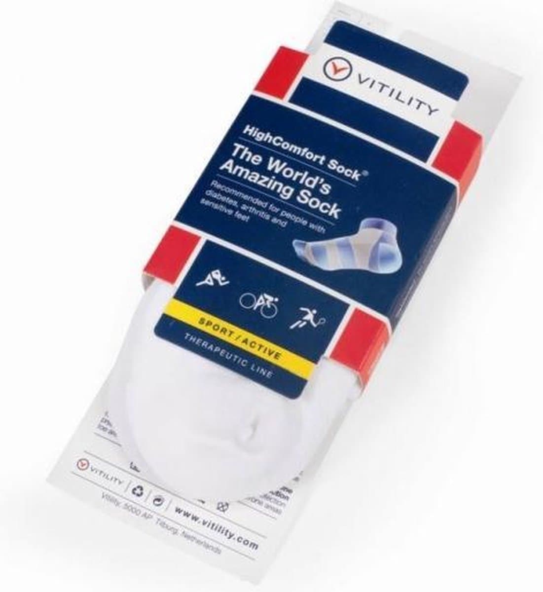 Vitility - Padel Sportsokken - Wit - Afbeelding 2