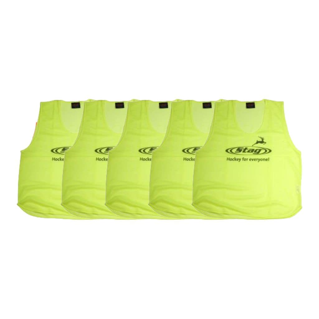 Stag Trainingshesjes - 5 stuks - Geel