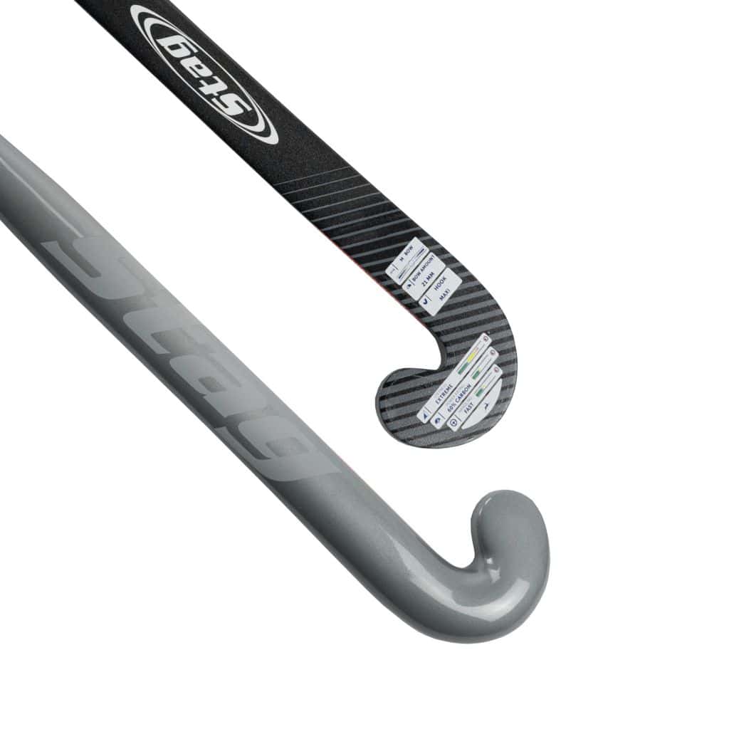 Stag Matrix 5000 Hockeystick - M-Bow - 60% Carbon - Senior - Grijs/Zwart - Afbeelding 2