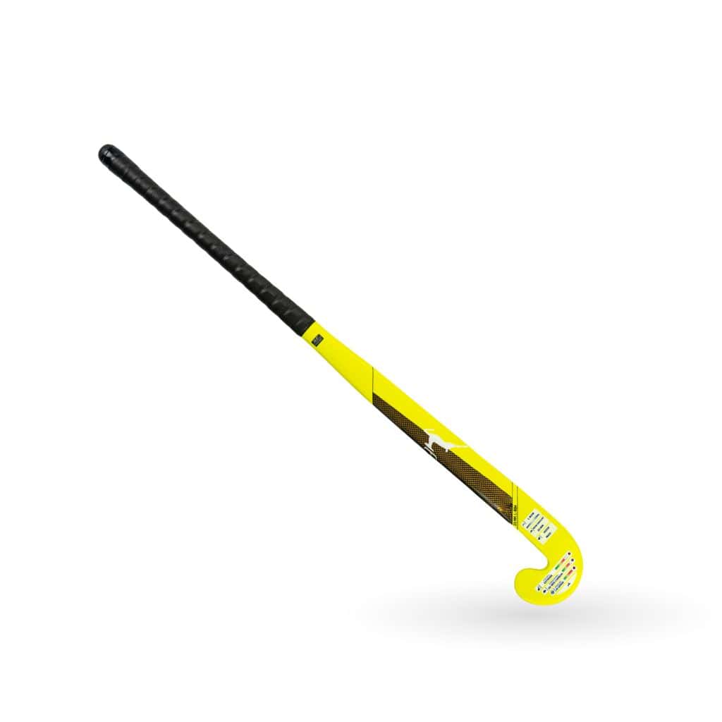 Stag Pro 7000 Hockeystick - L-Bow - 70% Carbon - Senior - Geel - Afbeelding 3