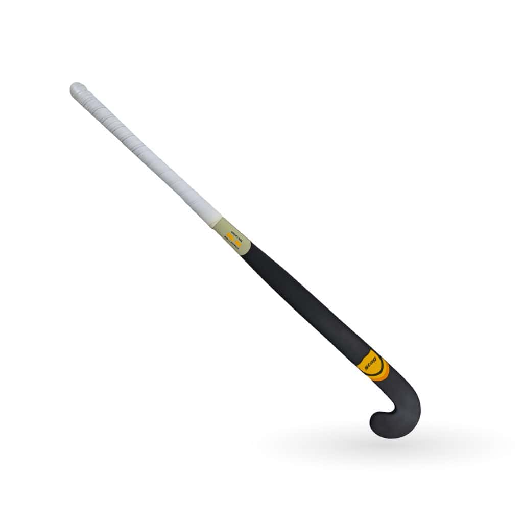 Stag Pro 7000 Hockeystick - L-Bow - 70% Carbon - Senior - Zwart/Geel - Afbeelding 3