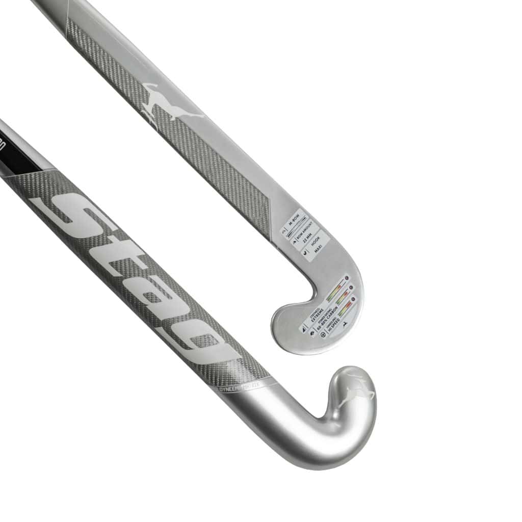 Stag Pro 8000 Hockeystick - M-Bow - 70% Carbon - Senior - Zilver - Afbeelding 2