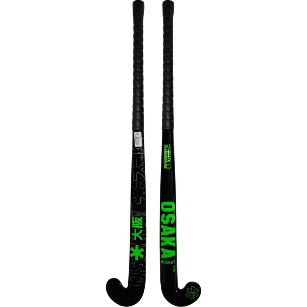 Osaka 1 Series 1.0 Hockeystick - Standard Bow - Junior - Mulberry - Neon Black