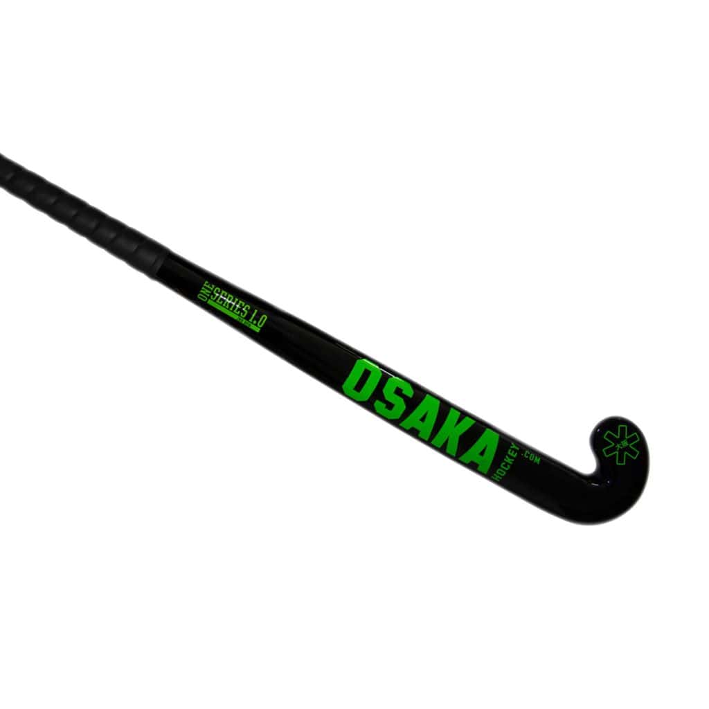Osaka 1 Series 1.0 Hockeystick - Standard Bow - Junior - Mulberry - Neon Black - Afbeelding 2