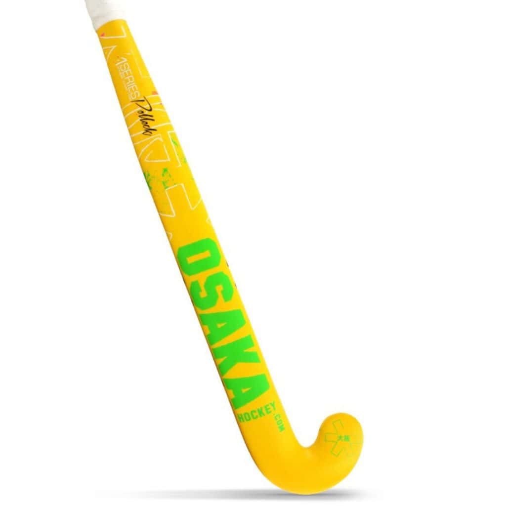 Osaka 1 Series Pollock Hockeystick - Standard Bow - Junior - Yellow