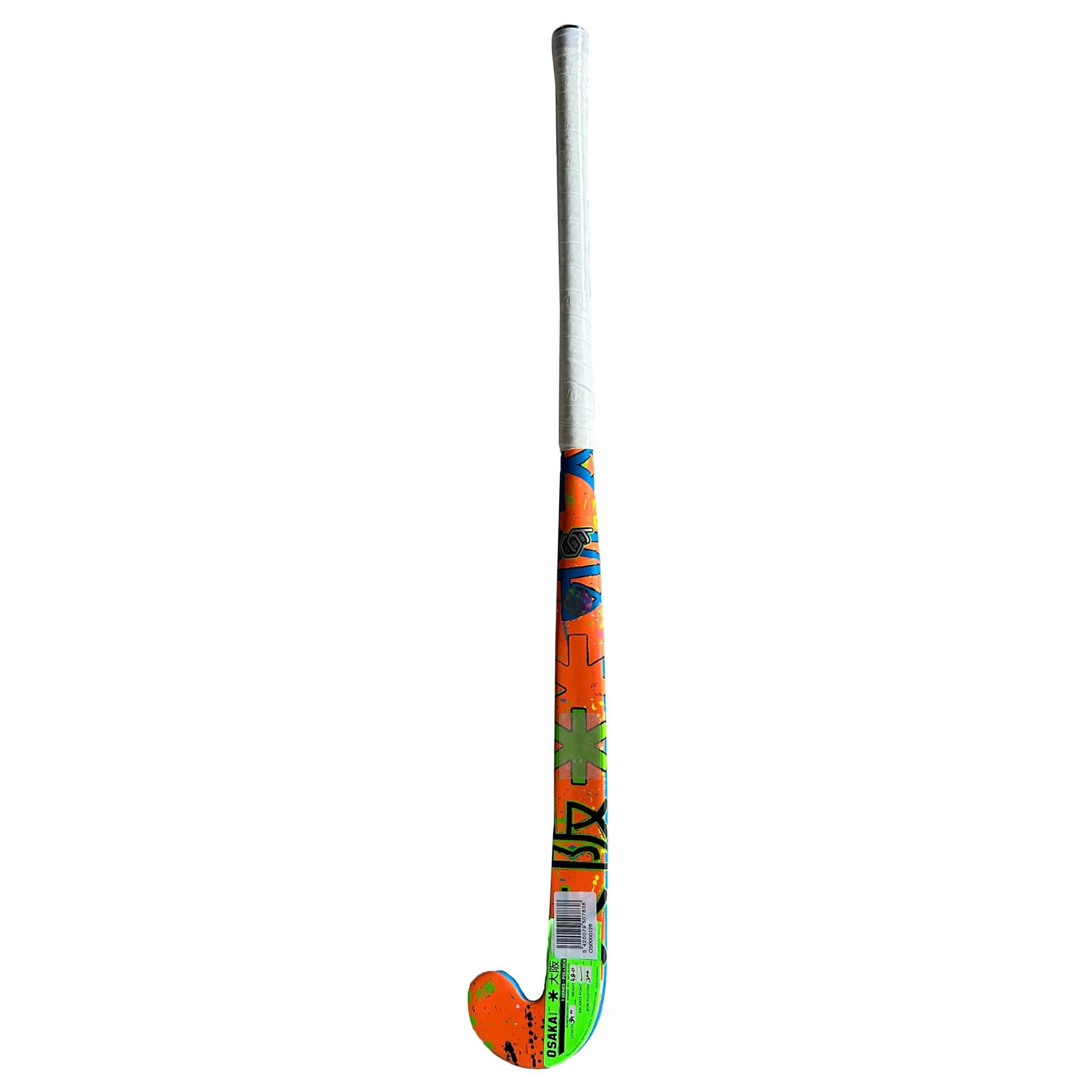 Osaka 1 Series Pollock Hockeystick - Standard Bow - Junior - Blue/Orange - Afbeelding 2