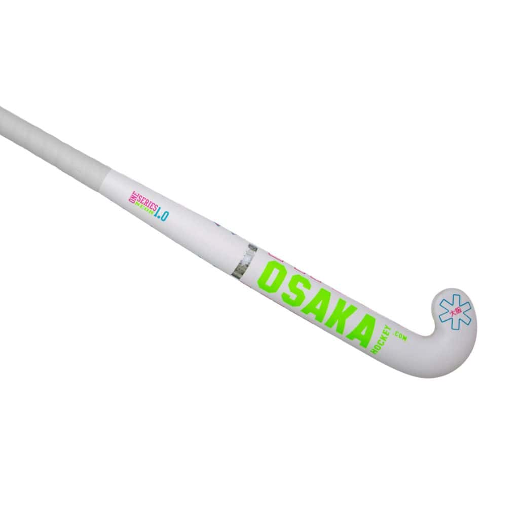 Osaka 1 Series 1.0 Hockeystick - Standard Bow - Junior - Neon White - Afbeelding 2