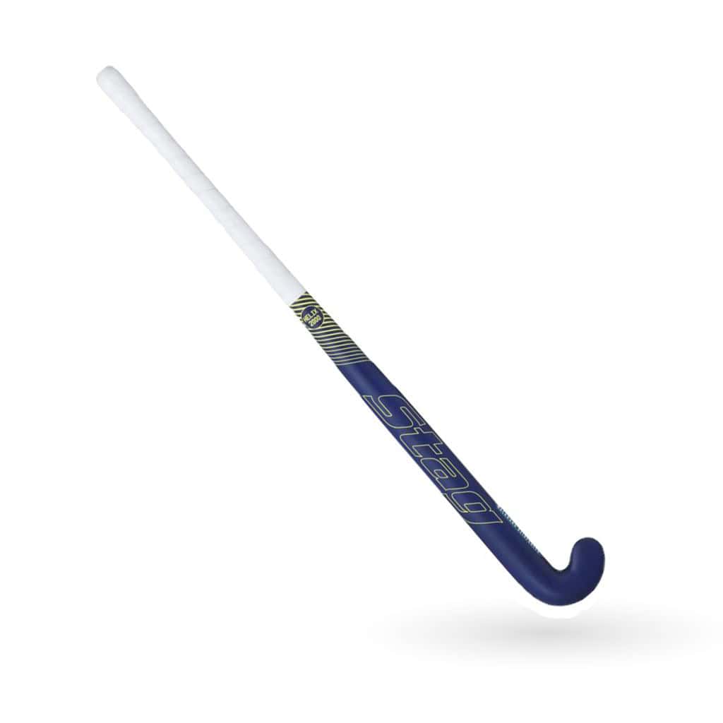 Stag Helix 2000 Hockeystick - M-Bow - 35% Carbon - Senior - Blauw/Geel