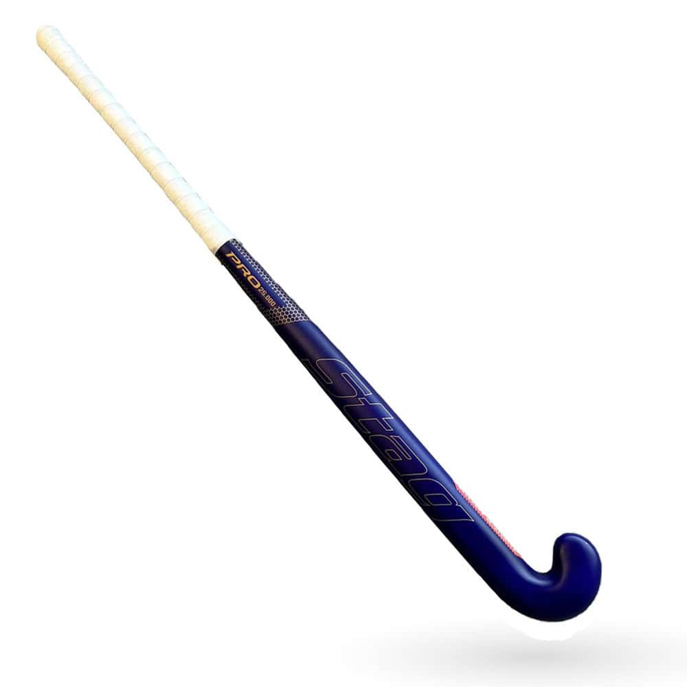 Stag Pro Range 25.000 Hockeystick - M-Bow - 100% Carbon - Senior - Goud - 36,5 Inch