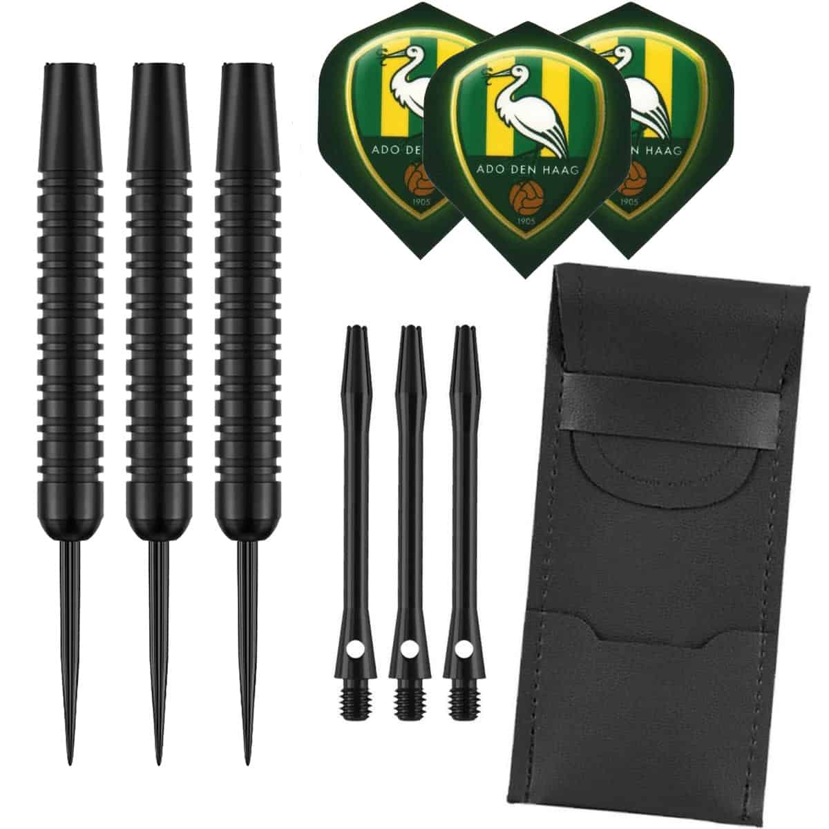 Dragon Darts Black - dartpijlen - Ado Den Haag - dart shafts - dart flights - 23 gram - dartspijlen