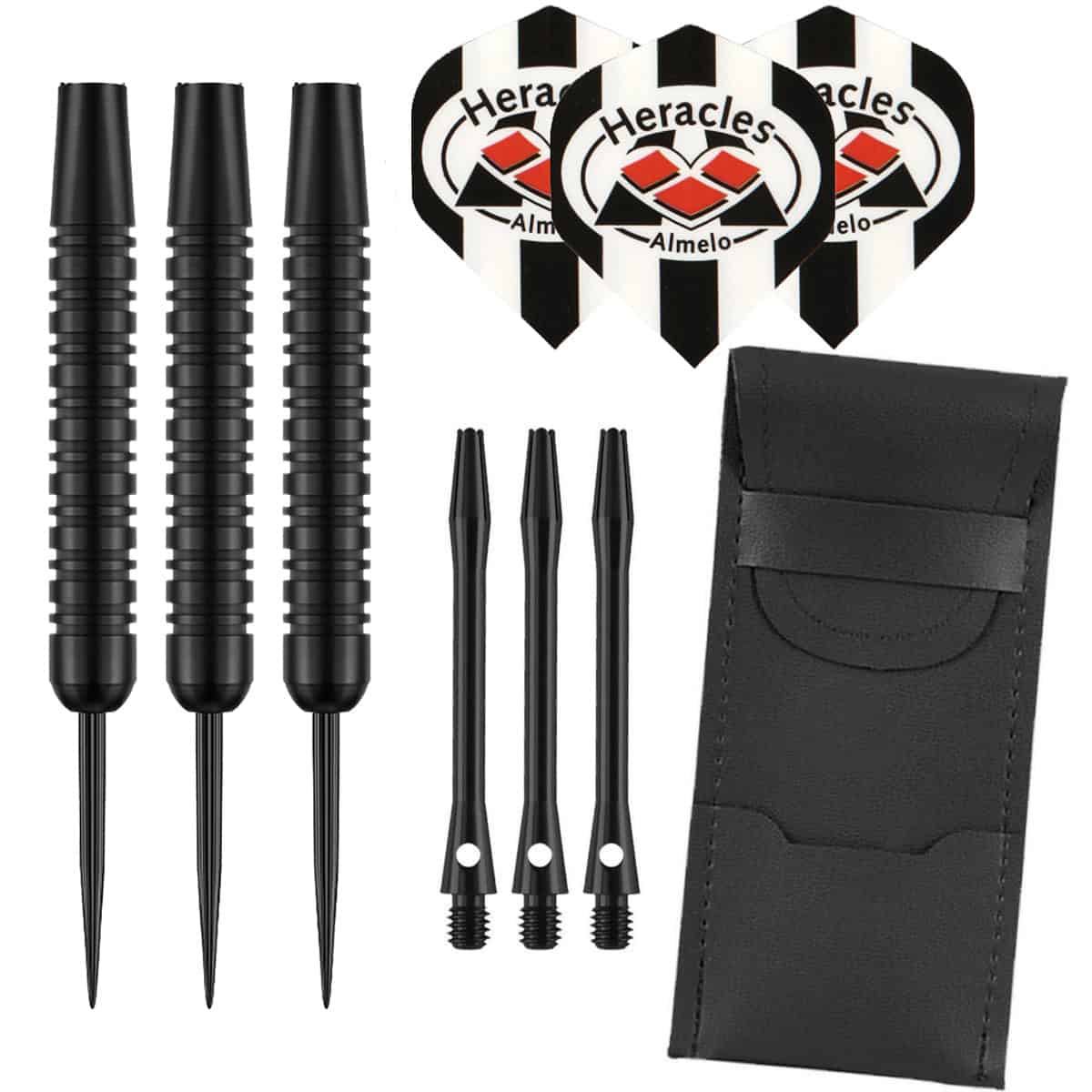 Dragon Darts Black - dartpijlen - Heracles Almelo - dart shafts - dart flights - 23 gram - dartspijlen