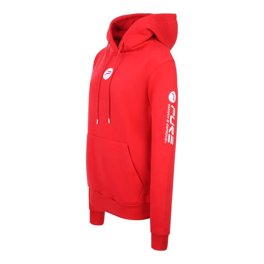 Pure2Improve Sports Hoodie Dames - Rood - Afbeelding 3