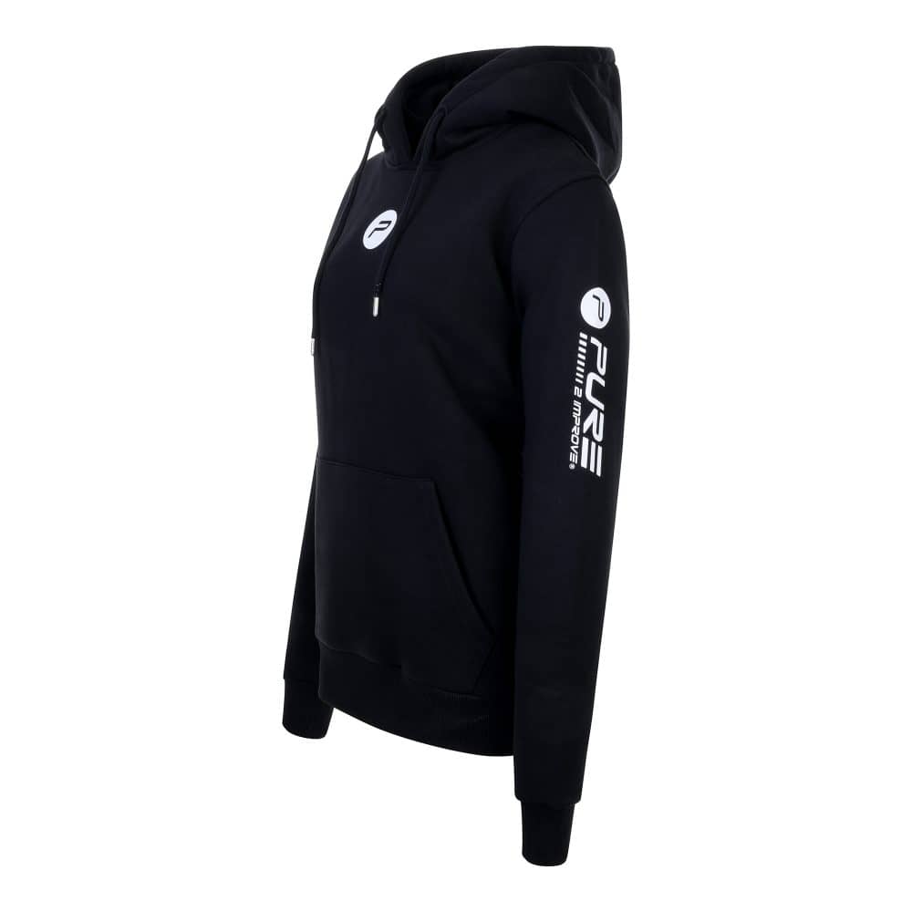 Pure2Improve Sports Hoodie Dames - Zwart - Afbeelding 2