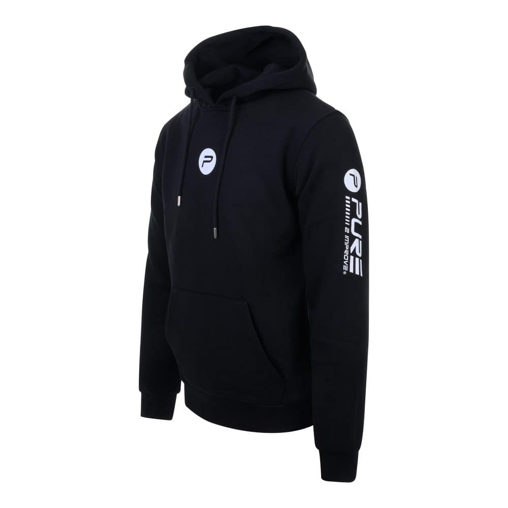 Pure2Improve Sports Hoodie Heren - Zwart - Afbeelding 2