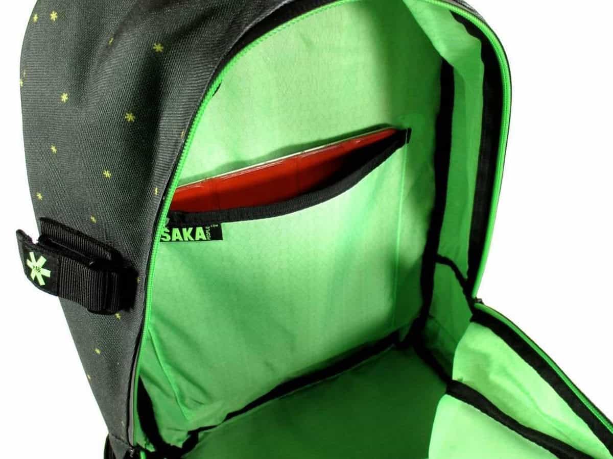 OSAKA people Backpack Medium - Sport Rugzak / Rugtas Groen - CATCH BLACK GREEN - Afbeelding 7