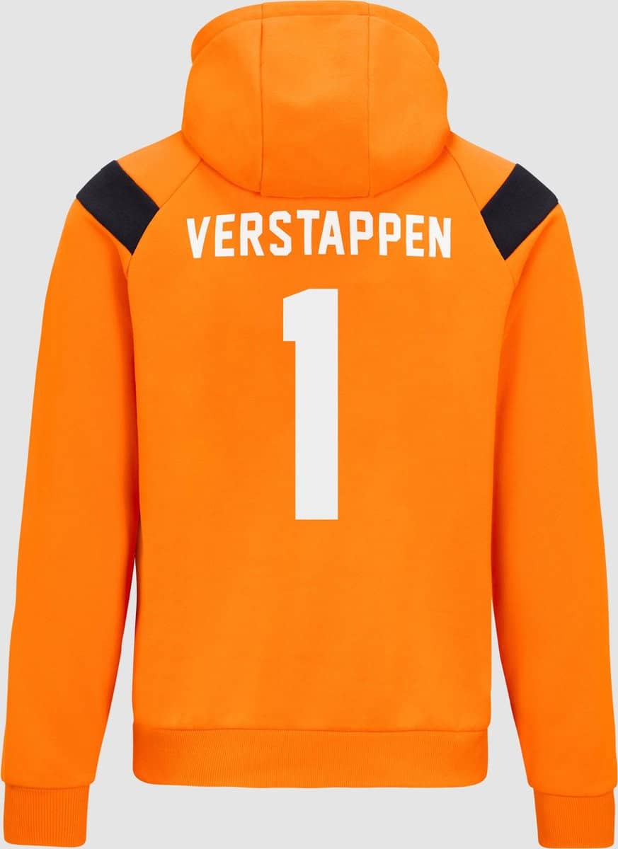Red Bull Racing – Max Verstappen Oranje Nr1 Hoodie – Formule 1 – F1 - Afbeelding 2