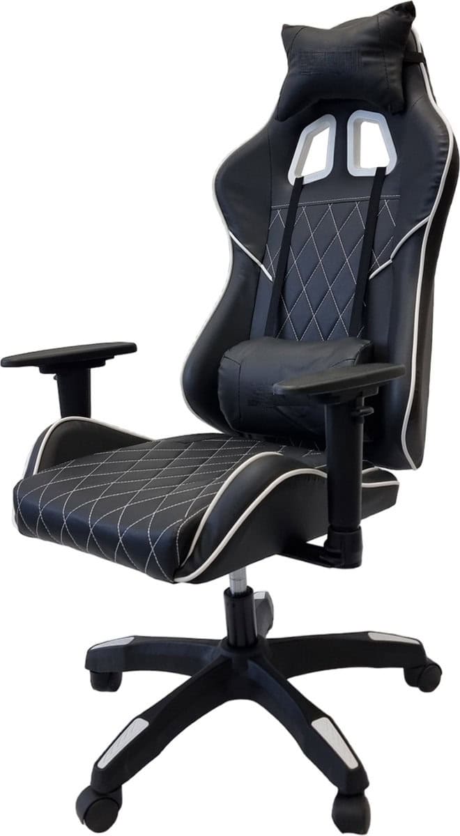 Gamestoel - Zwart - Verstelbaar - Ergonomische bureaustoel - Gaming stoel - Game stoel - Afbeelding 4