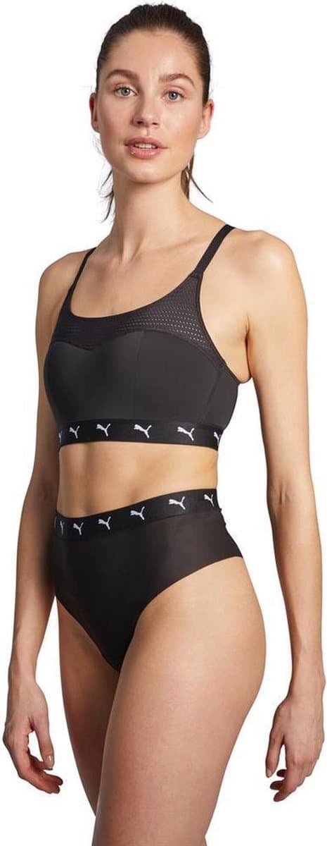 Puma Sport String High Waist Dames Onderbroek – 2-pack – Zwart - Afbeelding 3