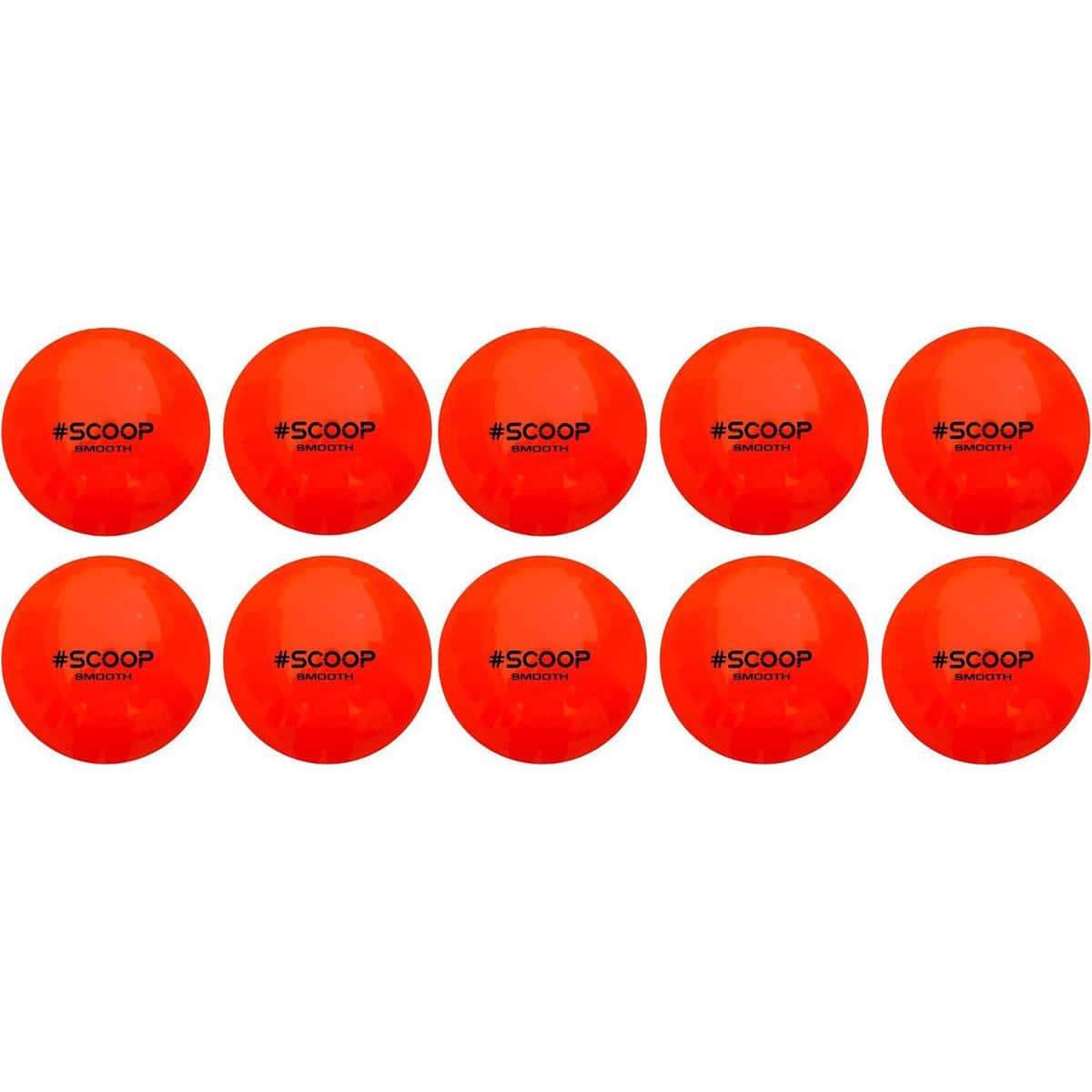 Scoop Astro Hockeybal - Standard - Orange - Set van 10