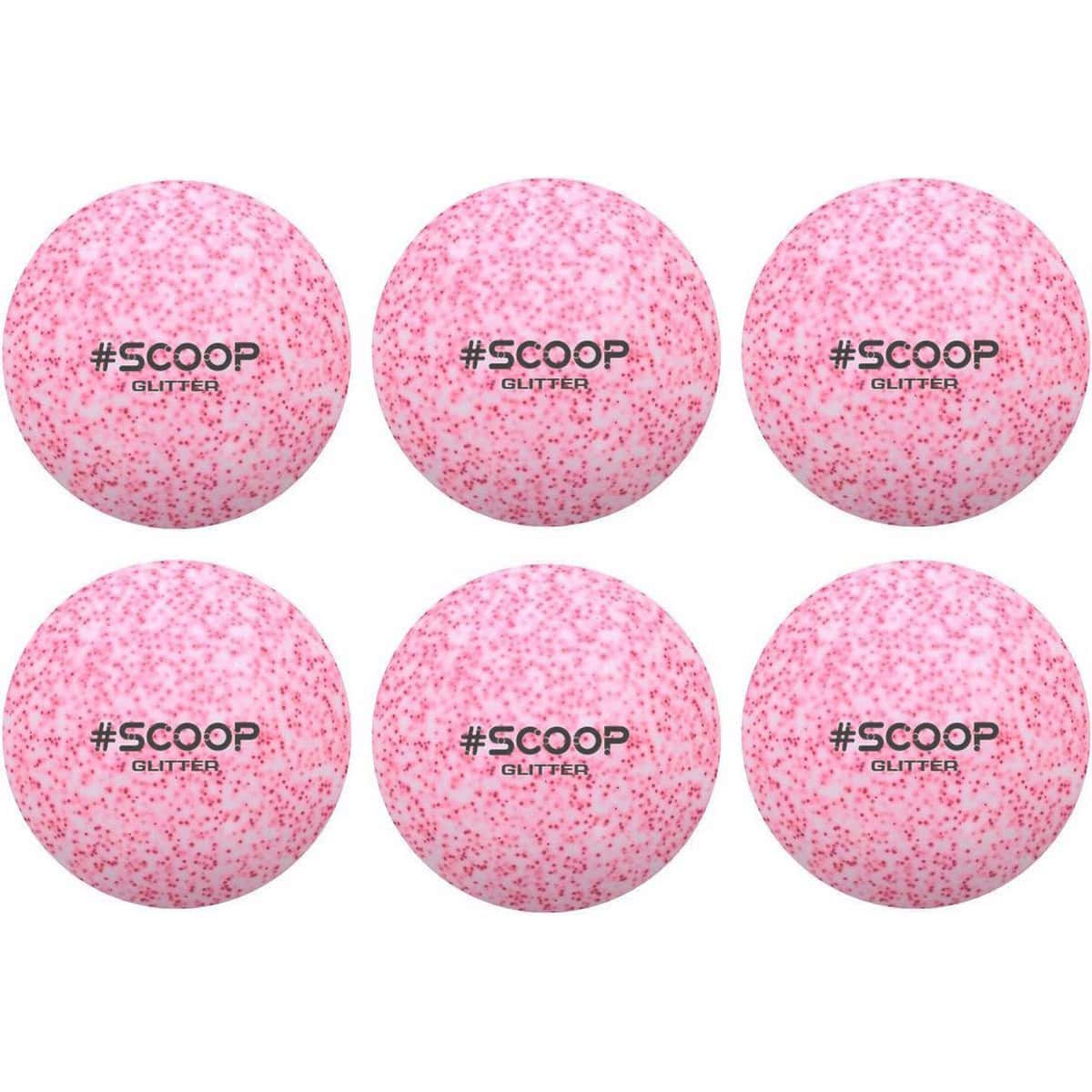 Scoop Astro Hockeybal - Standard - Pink Glitter - Set van 6