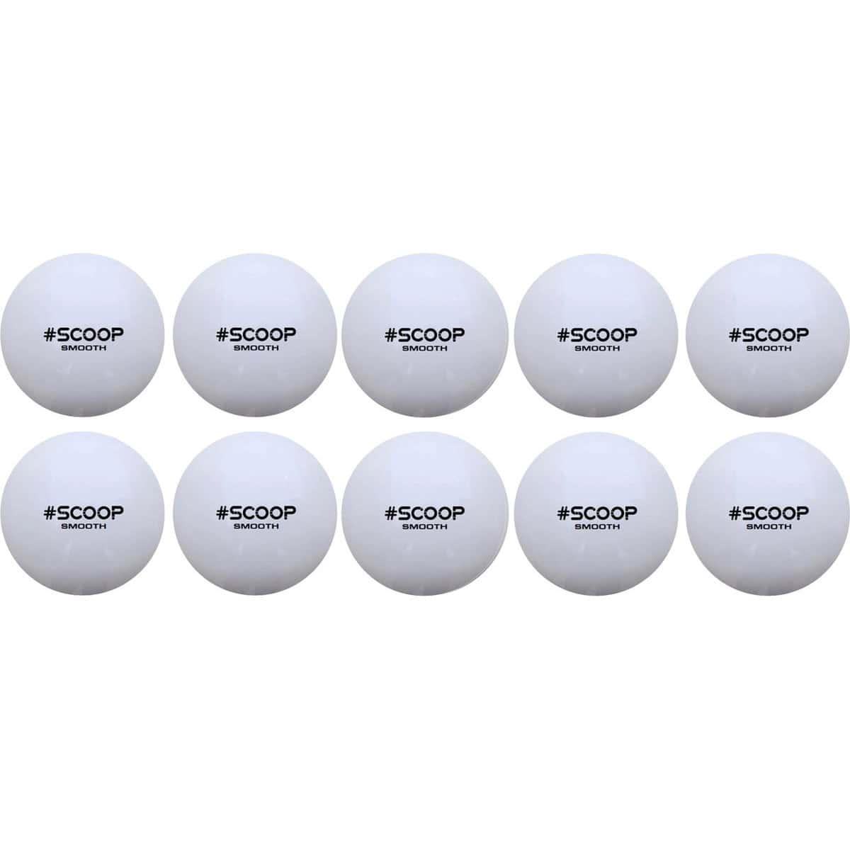 Scoop Astro Hockeybal - Standard - Wit - Set van 10