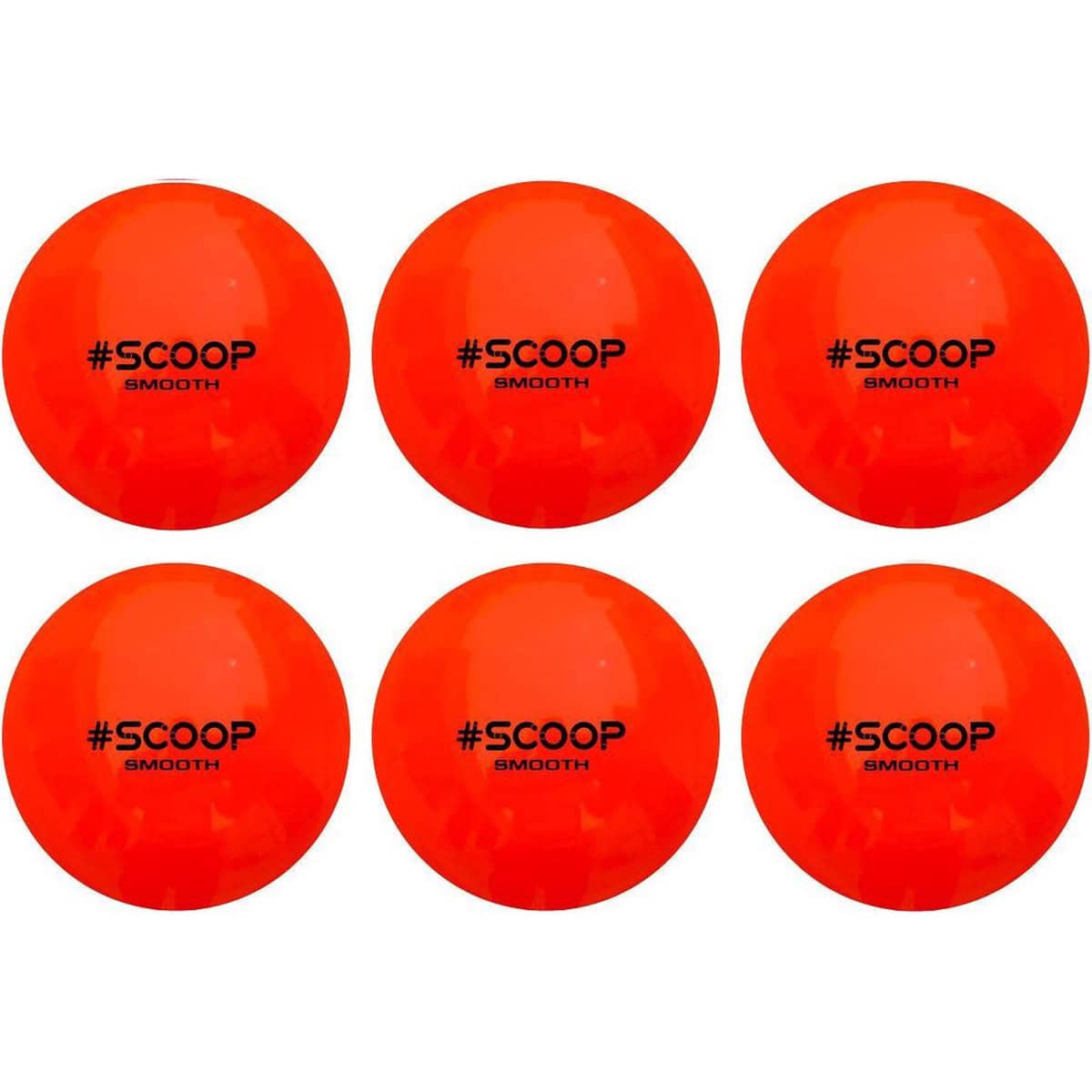 Scoop Astro Hockeybal - Standard - Orange - Set van 6