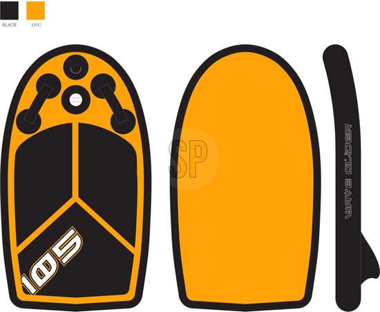 XQMax Bodyboard - Red Edition - Opblaasbaar - Afbeelding 5