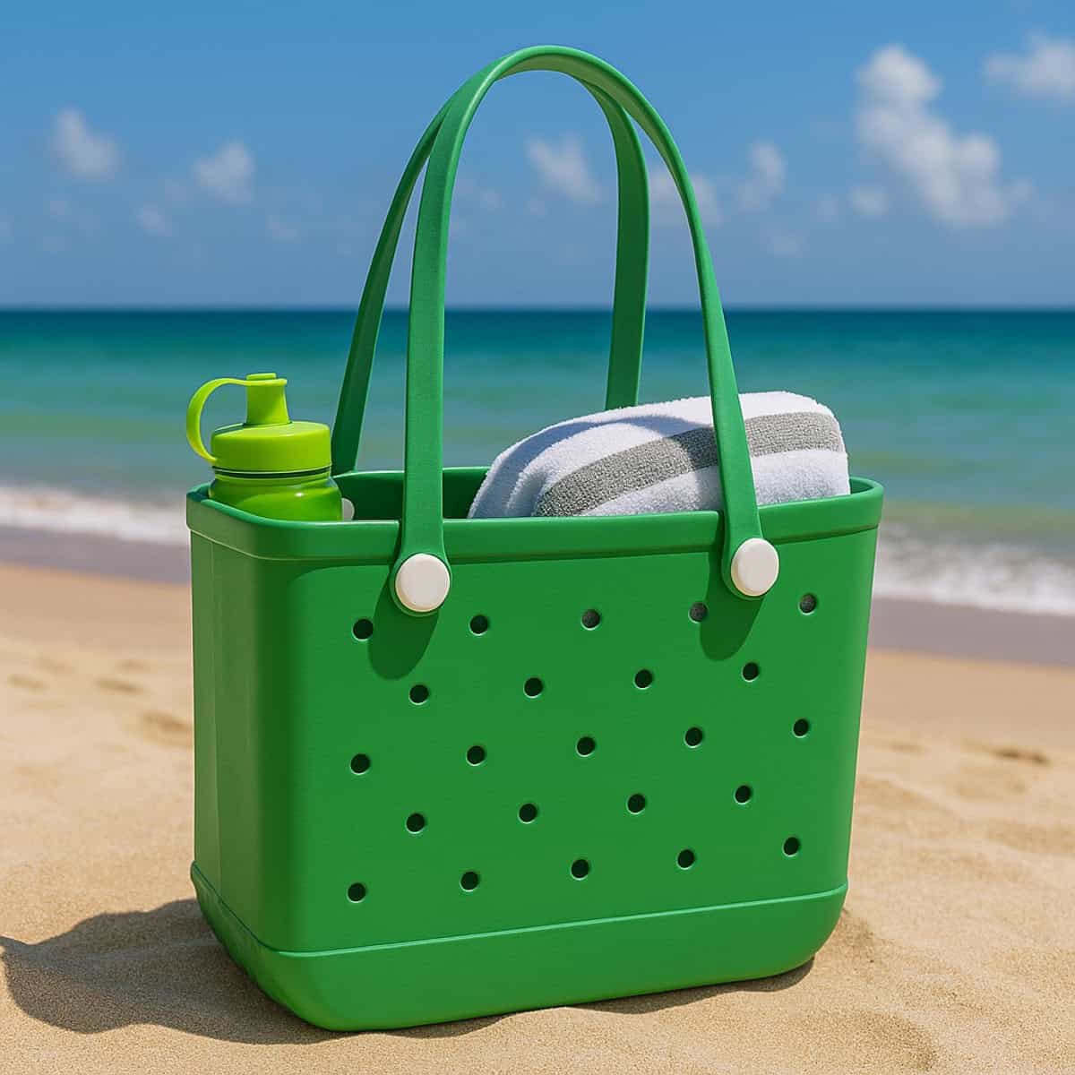 Sorprese Strandtas & Weekendtas XL - Groen - EVA Waterdicht & Zandproof - Afbeelding 3