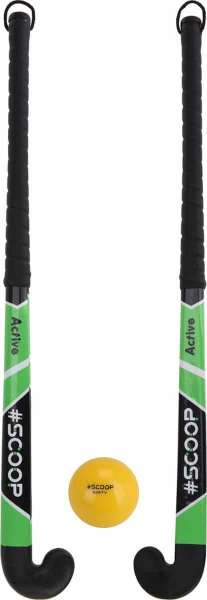Scoop Straat Hockeystick Set Junior - Groen - 34 Inch - Afbeelding 2