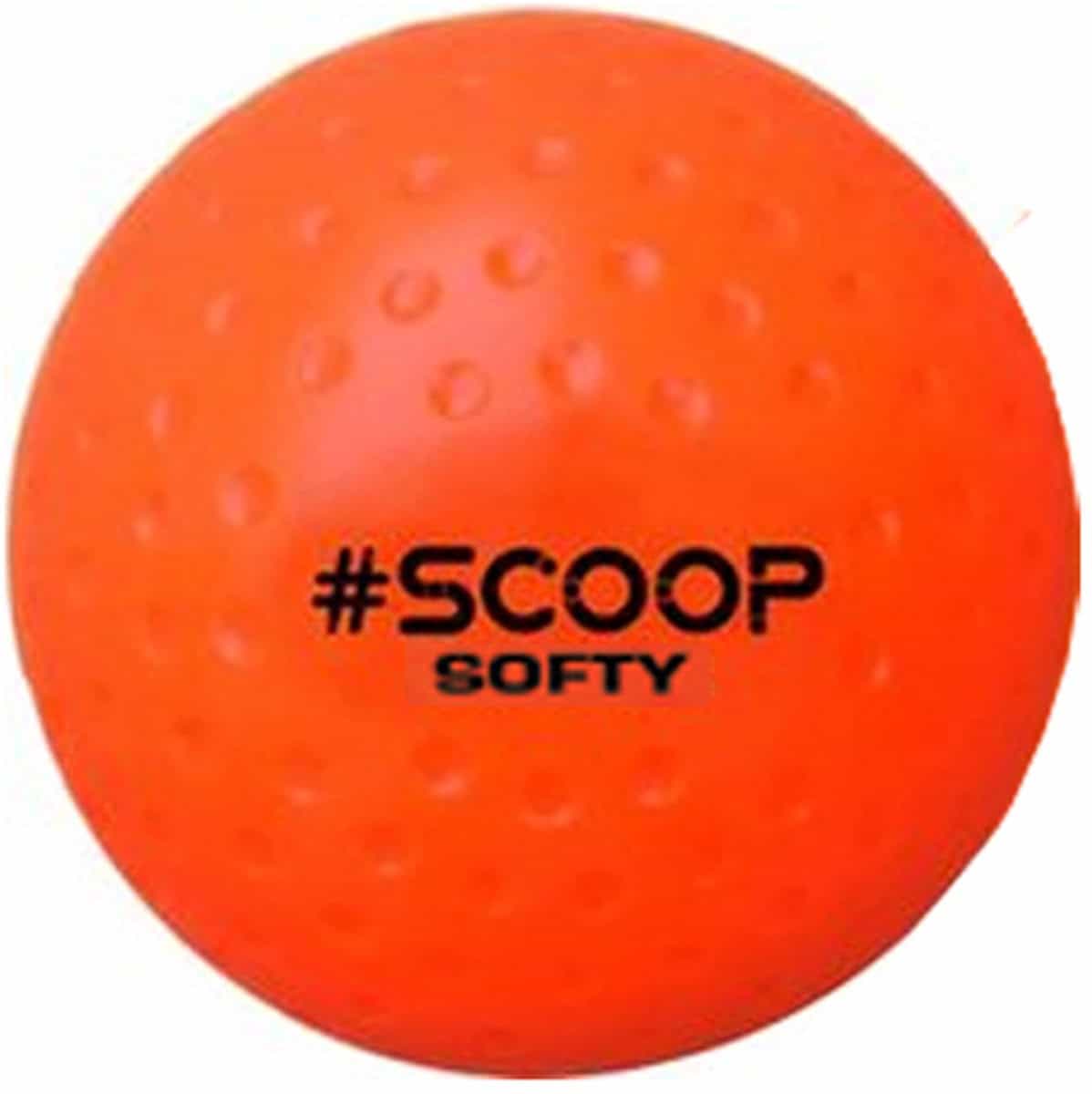 Scoop Softy Hockeybal - Oranje - Set van 6 Hockeyballen - Afbeelding 2
