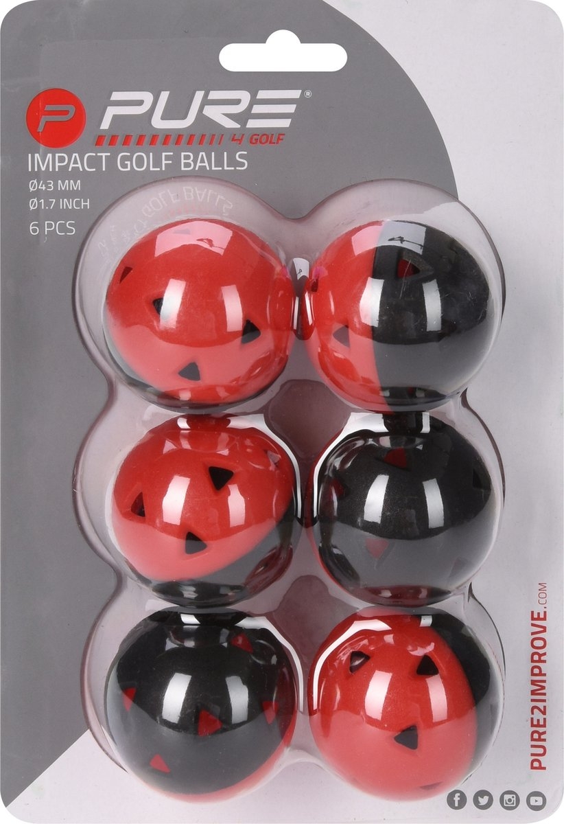 Golfballen - Impact Balls - Set van 6 - Afbeelding 5
