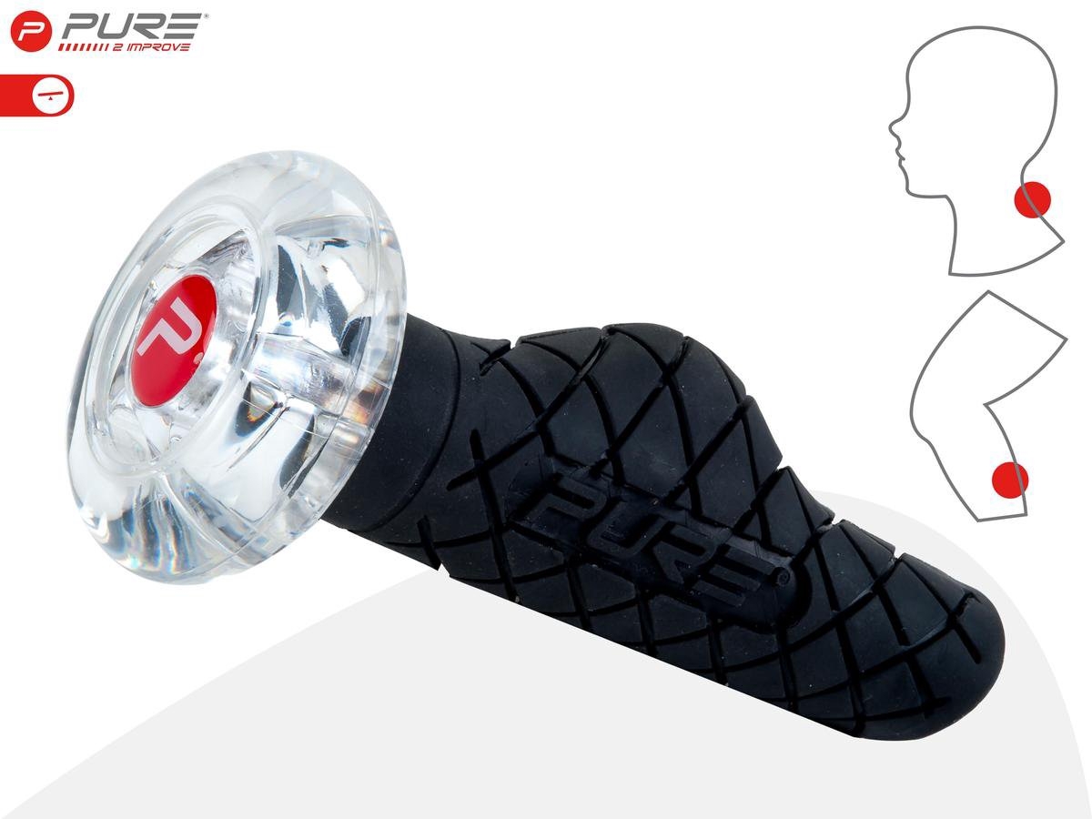 Pure2Improve - massage roller - trigger roller - 16 cm zwart - Afbeelding 2