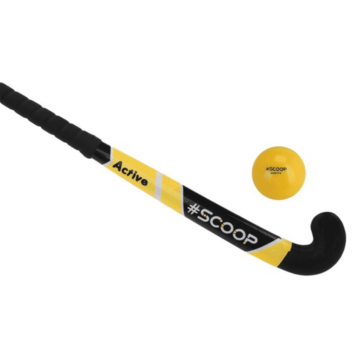 Scoop Straat Hockeystick Set Junior - Geel - 26 Inch