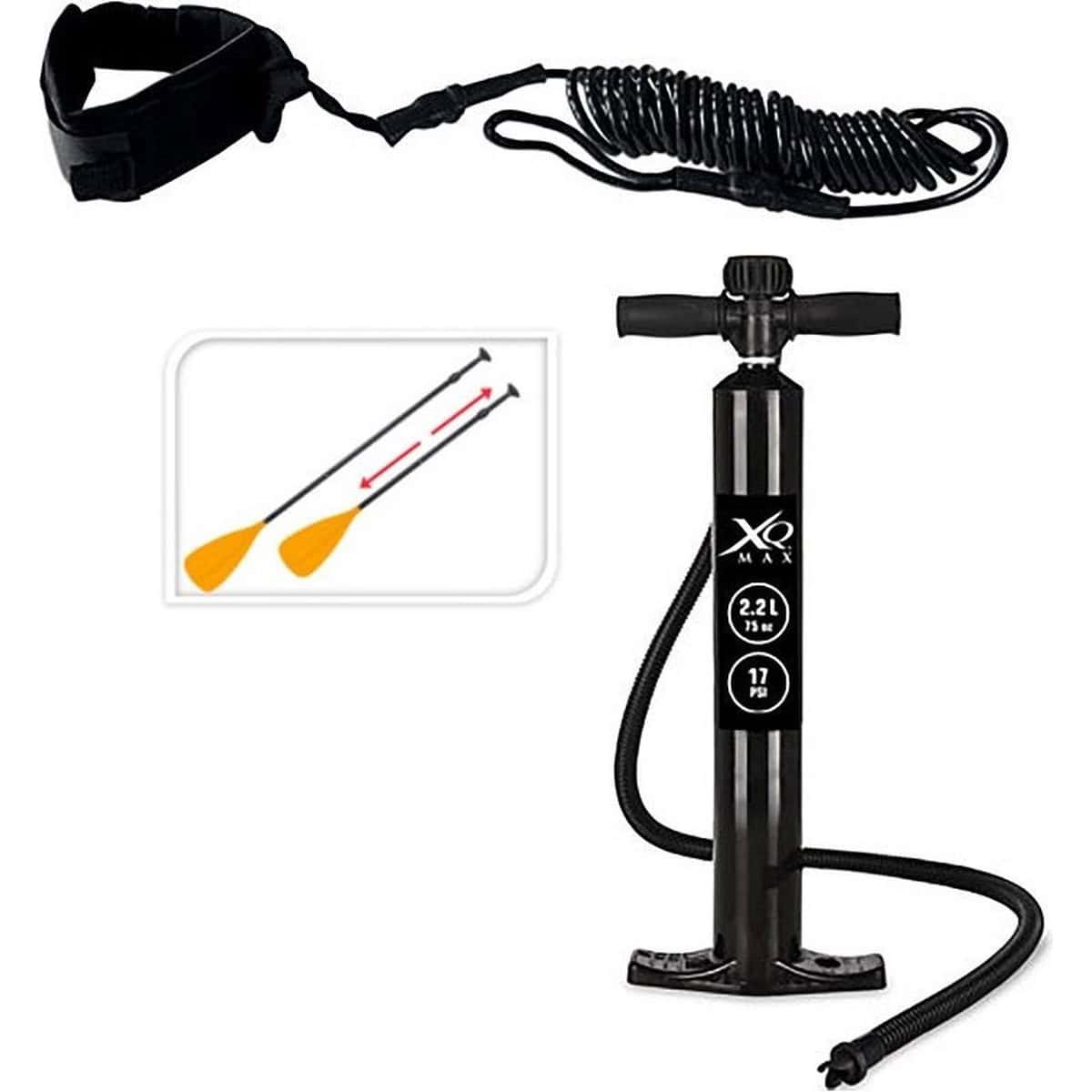 XQ Max SUP Board - Opblaasbaar Paddle Board - 320x76x15 cm - Oranje - Afbeelding 4