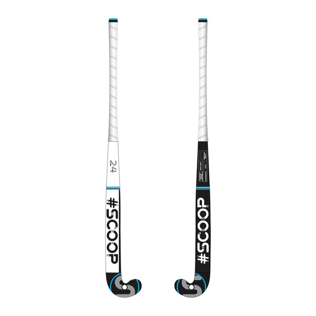 Scoop WDN Zaalhockeystick Junior Design 2 - Mid Bow - Blue