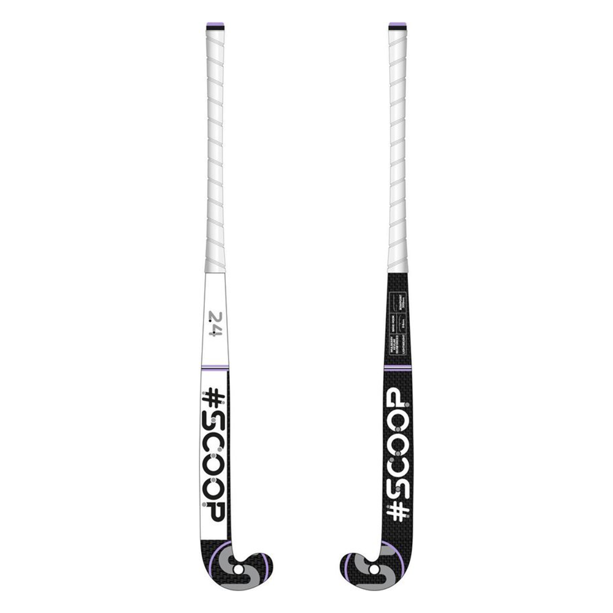Scoop WDN Zaalhockeystick Junior Design 1 - Mid Bow - Light Purple