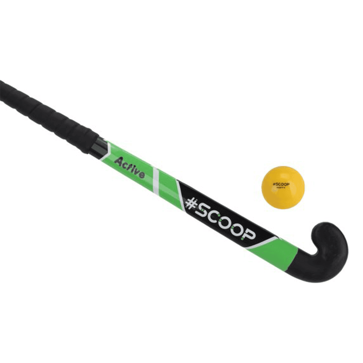 Scoop Straat Hockeystick Set Junior - Groen - 34 Inch