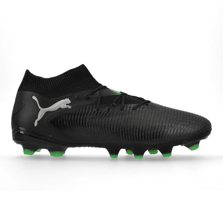 PUMA Future 8 Pro FG/AG - Voetbalschoenen - Black / Cool Light Gray / Green - Afbeelding 8