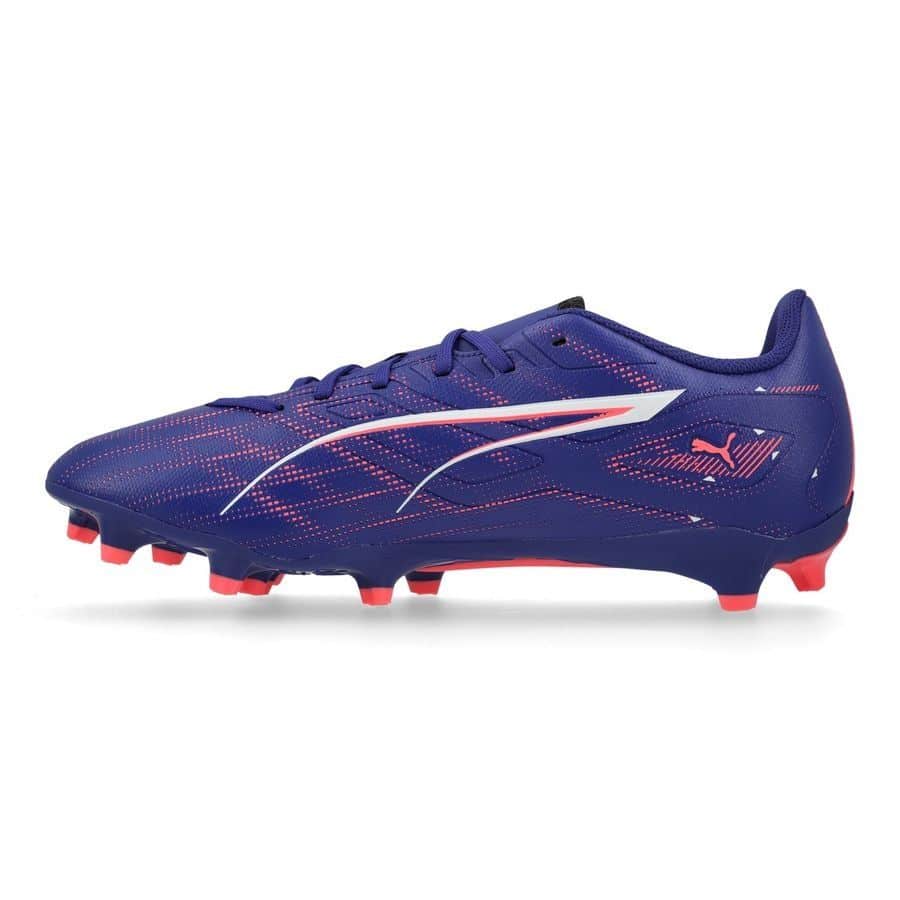 PUMA Ultra 5 Play FG/AG - Voetbalschoenen - Lapis Lazuli / Puma White / Sunset Glow - Afbeelding 8