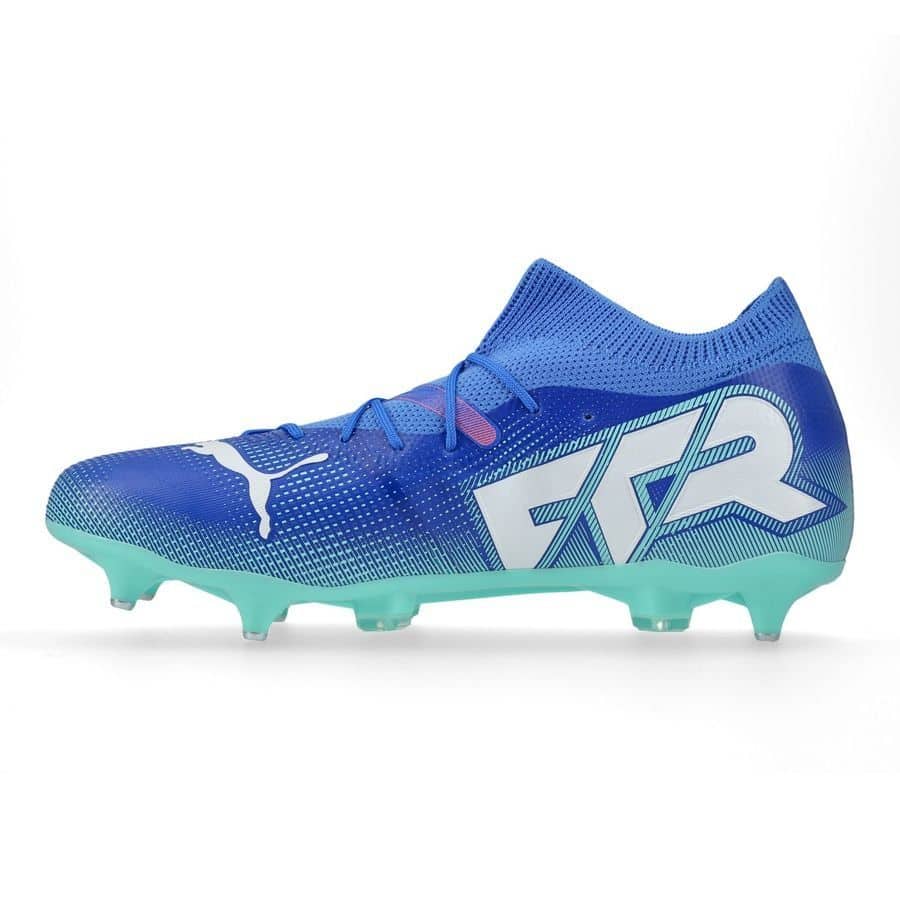 PUMA Future 7 Match MXSG - Voetbalschoenen - Bluemazing / White / Electric Peppermint - Ijzeren Nop - Afbeelding 7