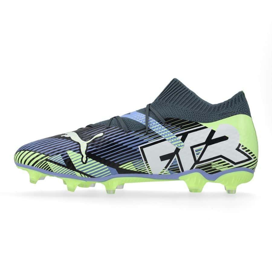 PUMA Future 7 Pro FG/AG - Voetbalschoenen - Lights Out - Gray Skies / White / Fizzy Apple - Afbeelding 6