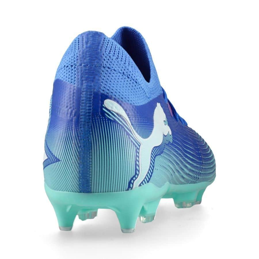 PUMA Future 7 Match MXSG - Voetbalschoenen - Bluemazing / White / Electric Peppermint - Ijzeren Nop - Afbeelding 6