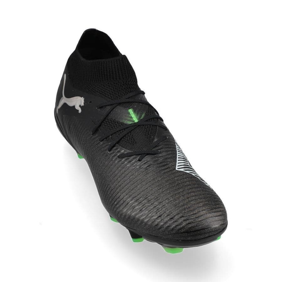 PUMA Future 8 Pro FG/AG - Voetbalschoenen - Black / Cool Light Gray / Green - Afbeelding 5