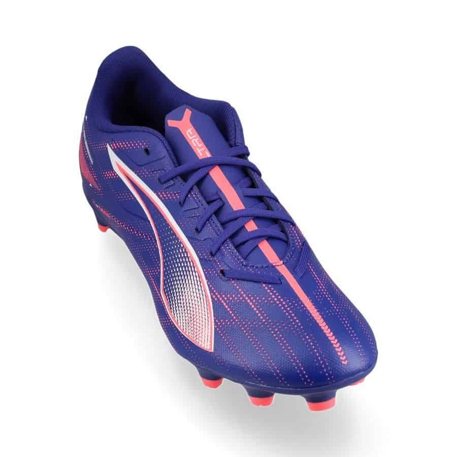 PUMA Ultra 5 Play FG/AG - Voetbalschoenen - Lapis Lazuli / Puma White / Sunset Glow - Afbeelding 6