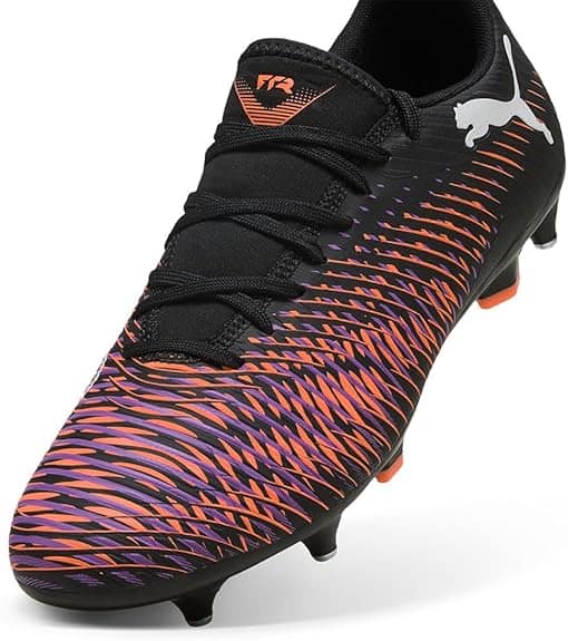 PUMA Future 8 Play MXSG - Voetbalschoenen - Puma Black / Puma White / Glowing Red - Ijzeren Nop - Afbeelding 3
