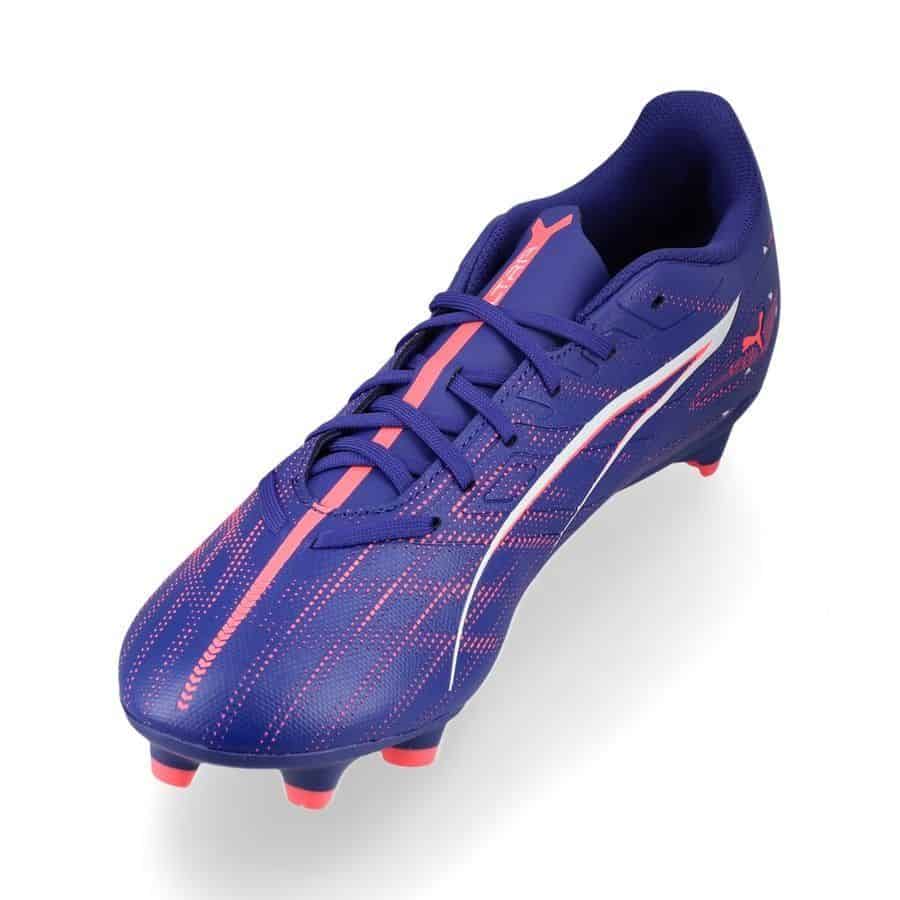 PUMA Ultra 5 Play FG/AG - Voetbalschoenen - Lapis Lazuli / Puma White / Sunset Glow - Afbeelding 5